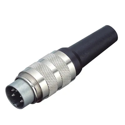 SAIS-M16-12/9 Conector macho recto M16 12P PG9 Conexión por soldadura IP40