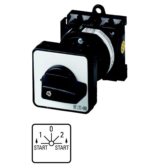 T0-2-8177/Z Interruptor CAM ON-OFF Momentaneo 1P 4contactos 20A P/riel IP65