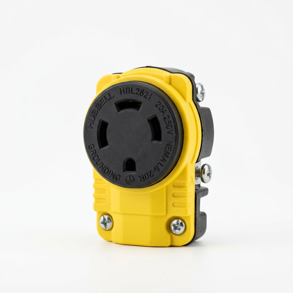 Hubbell HBL2621 enchufe de bloqueo