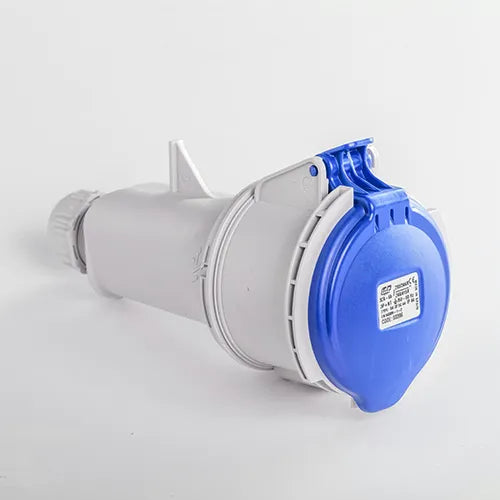 Base aérea 32A 3P+T 230VCA 9h Azul IP44