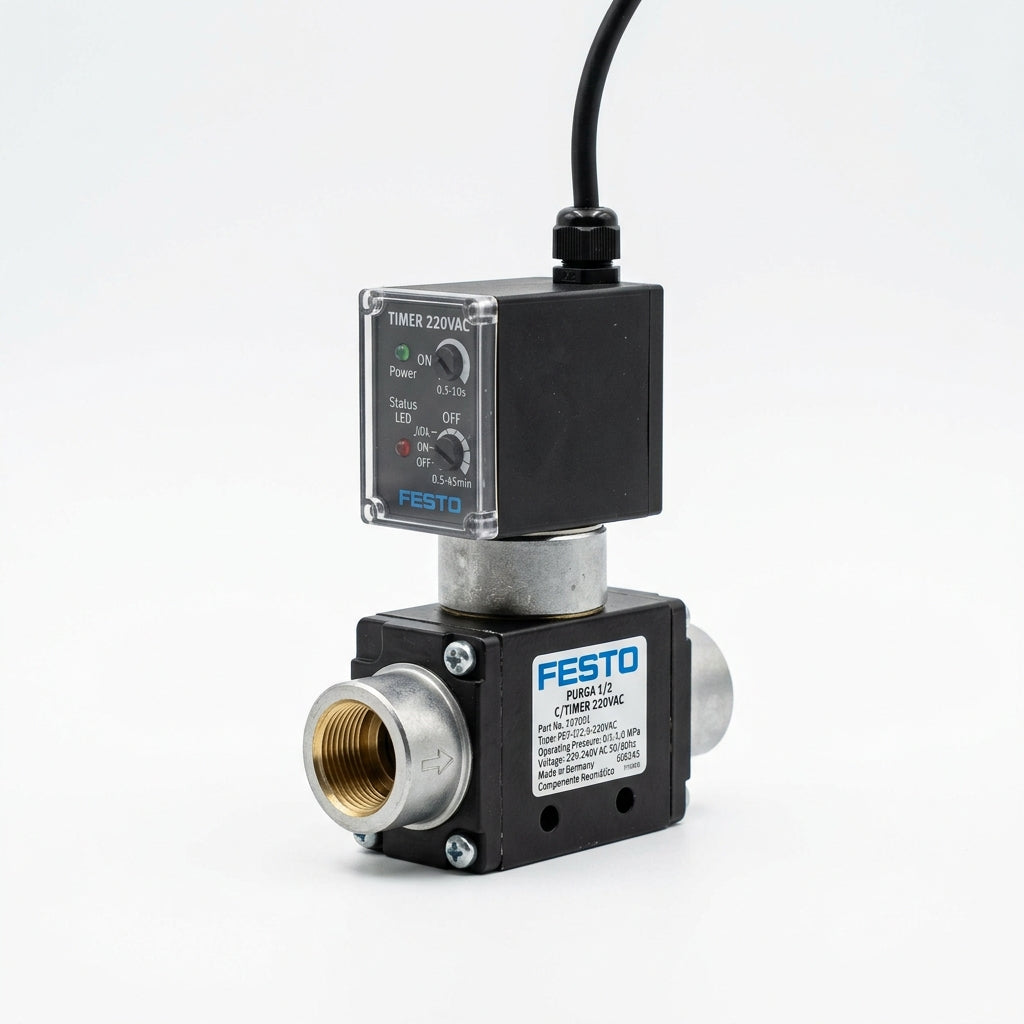 FESTO PURGA 1/2 C/TIMER 220VAC