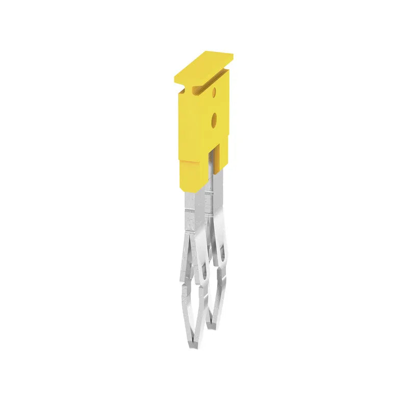 ZQV 2.5/2 Puente enchufable amarillo de 2 polos para WDU/ZDU/ZDK… de 2.5 mm²