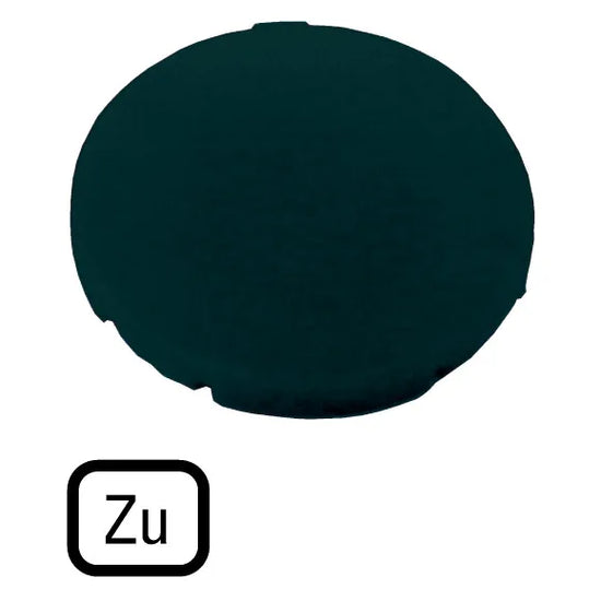 M22-XD-S-D2 RMQ-Titan Placa para Botón diseño-Plano color Negro -ZU-