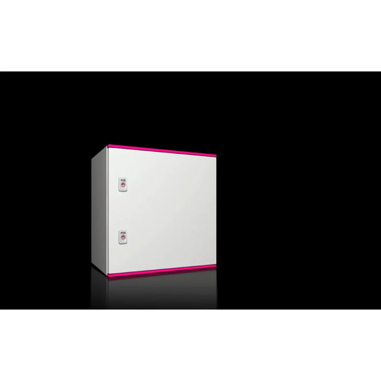 AX Gabinete mural de poliester 1P 500Hx500Wx300Dmm RAL7035 IP66 NEMA 4X