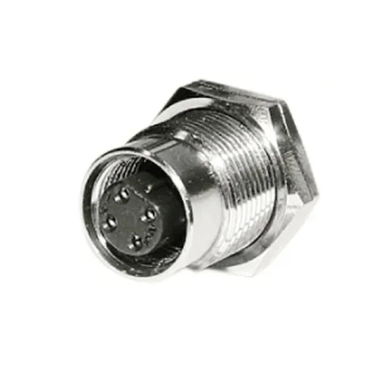 PT1-A Conector hembra AC recto para montaje en panel no rasante M12 4P Latón