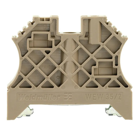 WEW 35/2 Tope final para montarse en Riel DIN TS 35 Color beige