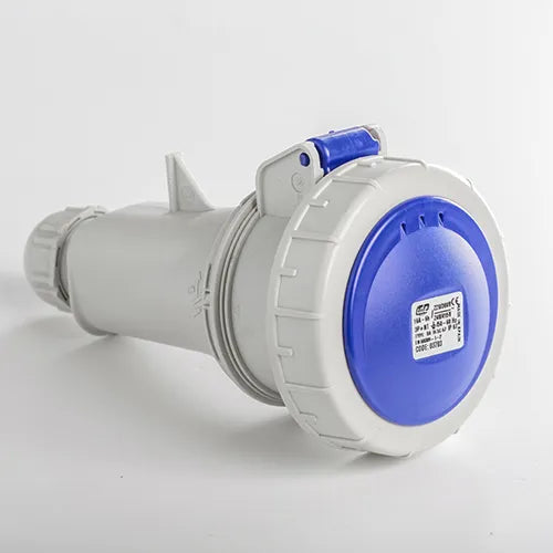 BASE AEREA 16A 3P+N+T 220V 9H AZUL IP67