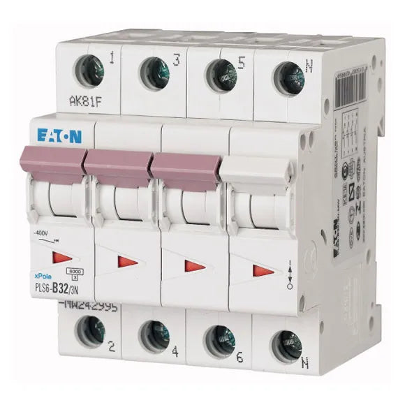 PLS6-C32/3N-MW Xpole Interruptor termomagnético (ITM) 3P+N 32A 6kA Curva C
