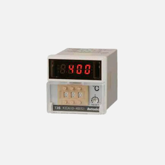 T3S-B4RK4C Control de temp I-rueda 48WX48H 0-800°C tipo-K 100-240VCA Relay