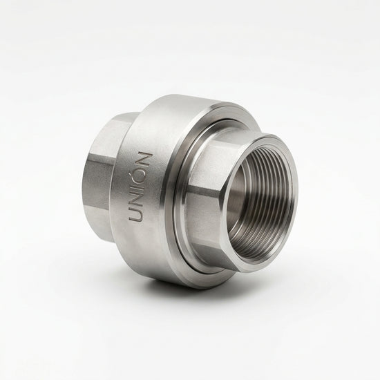 BIND SS-810-6 Unión recta inoxidable, 1/2 pulg OD