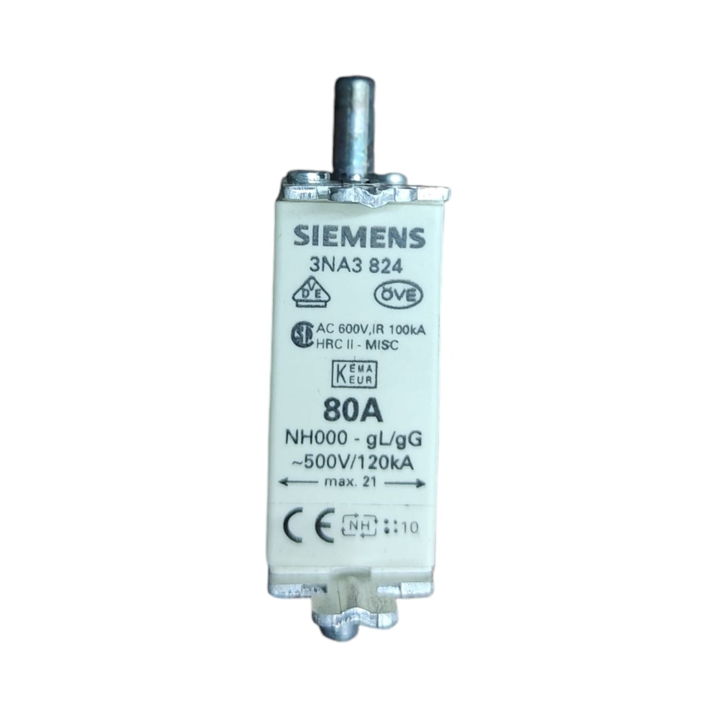 Siemens 3NA3 824 Cartucho fusible