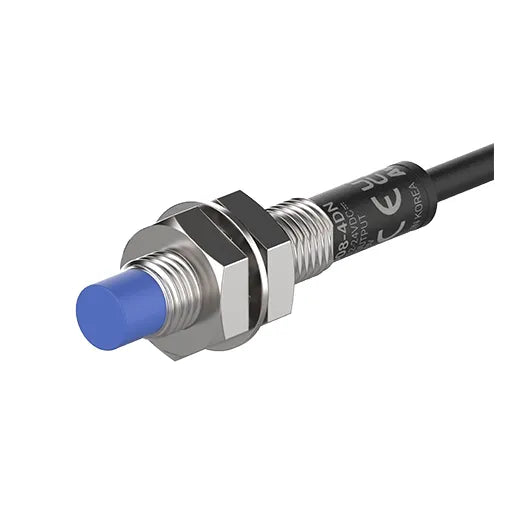 PRDT08-4DC Sensor inductivo M12 8mm DIA SN Ext 4mm Rasante 2 hilos 24VCD NC