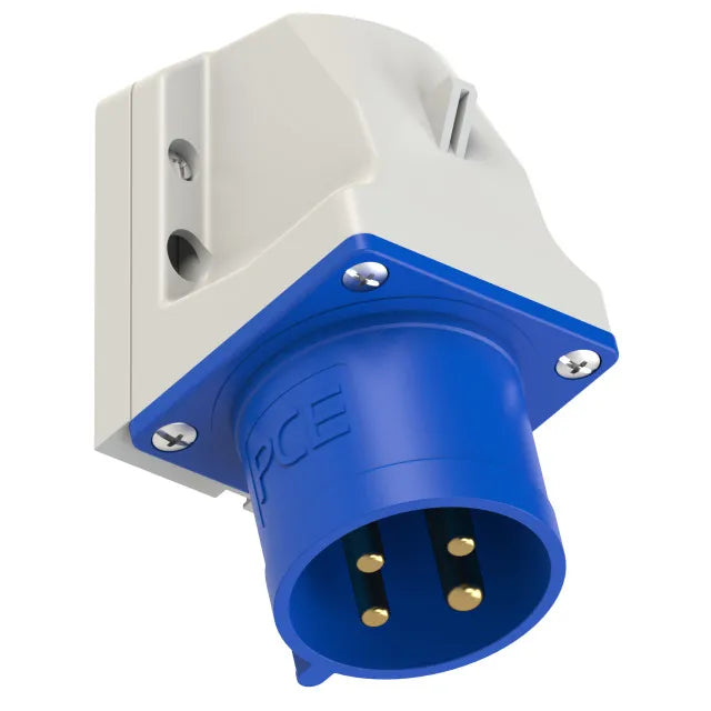 2125 Clavija mural 3P+T 9H 32A 230V IP44 Azul