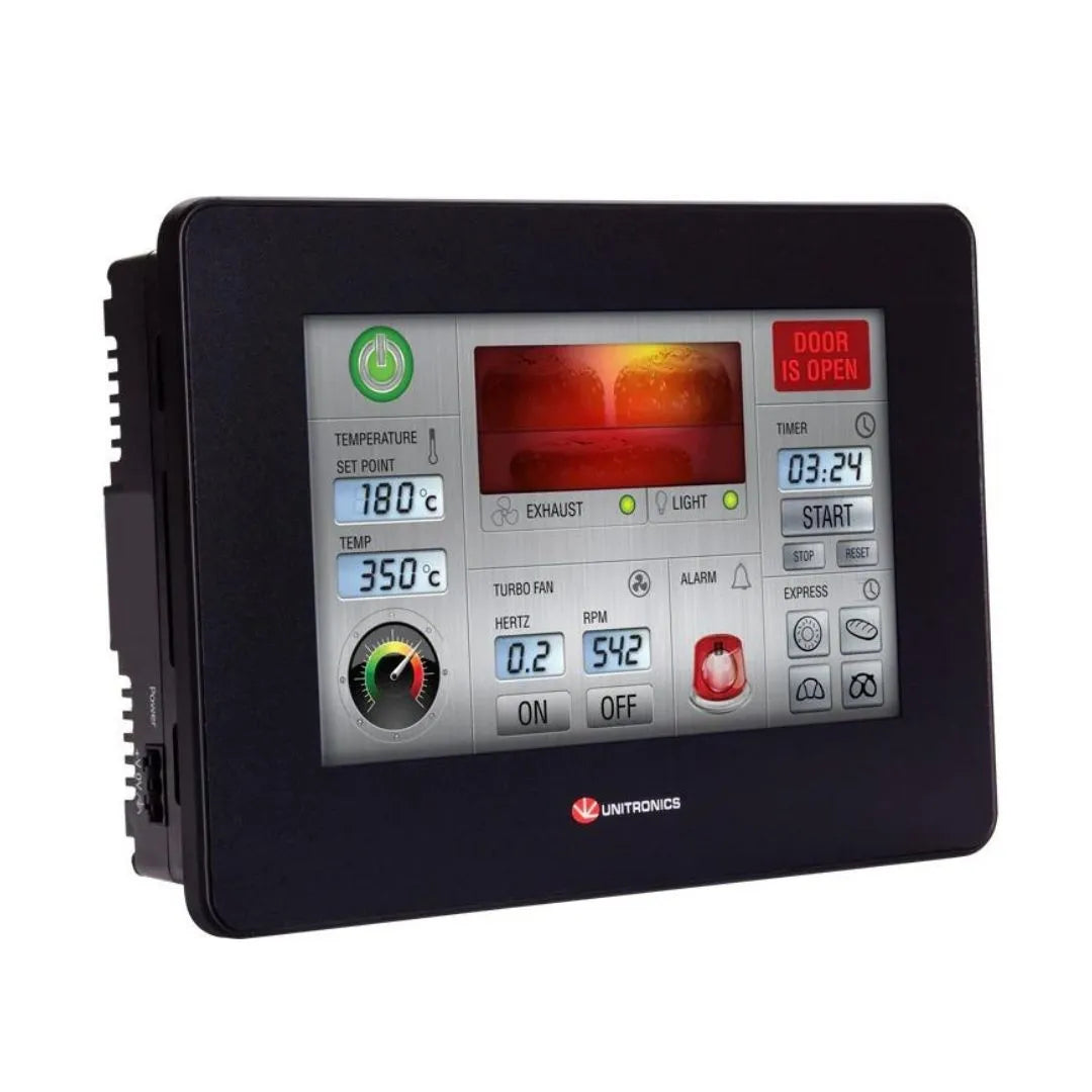 Pro HMI+PLC 7” LCD TFT Color 800x480px 14DI (2xHSC), 2AI, 2PT100/TC 10DO (2xPWM)