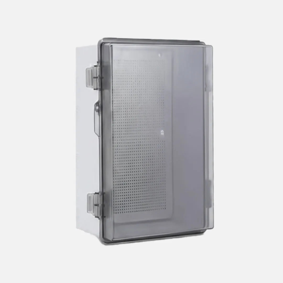 Gabinete mural puerta transp. c/platina 390mmHX290mmWX160mmD ABS+PC IP66