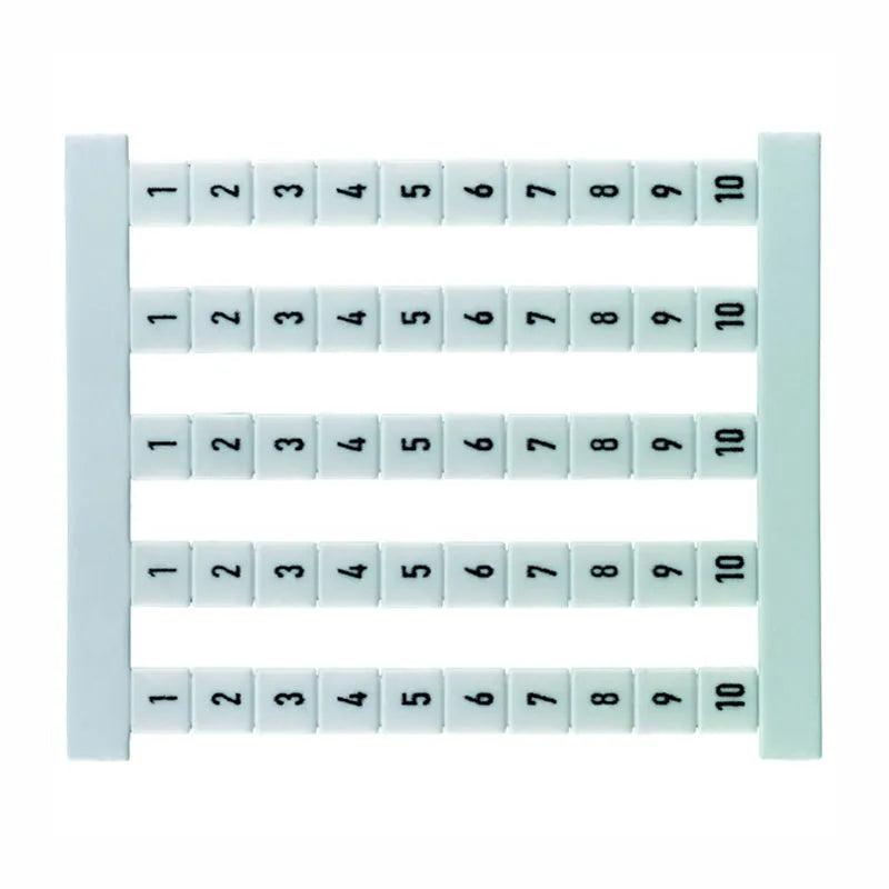 DEK 6 FSZ 11-20 Etiquetas para clema 5Hx6Wmm 11-20 xlinea Vertical 50Pz