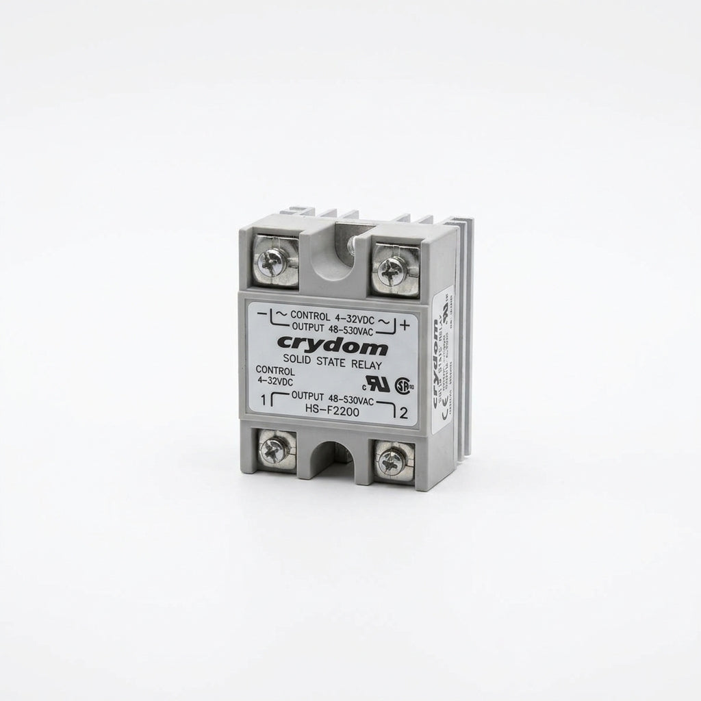 Relevador de estado sólido, control 4-32VDC, salida 48-530VAC CRYDOM