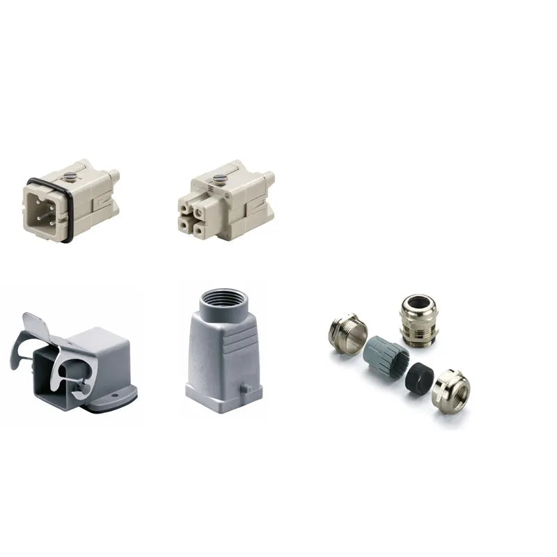 HDC-KIT-HA 03.302 M KIT RockStar Salida superior 3P+PE 16A 400V Grupo1 Base acod