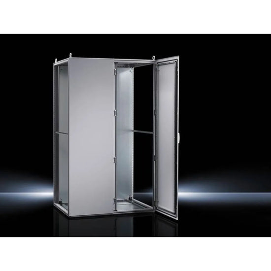 TS8 Armario de chapa de acero 2000Hx1000Wx400Dmm 2 Puertas IP55 NEMA 12 RAL7035