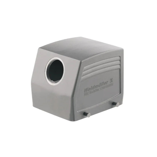 HDC 32B TSBU 1M32G Capota con salida lateral 32P 2Ganchos Grupo 10 1xM32 IP65