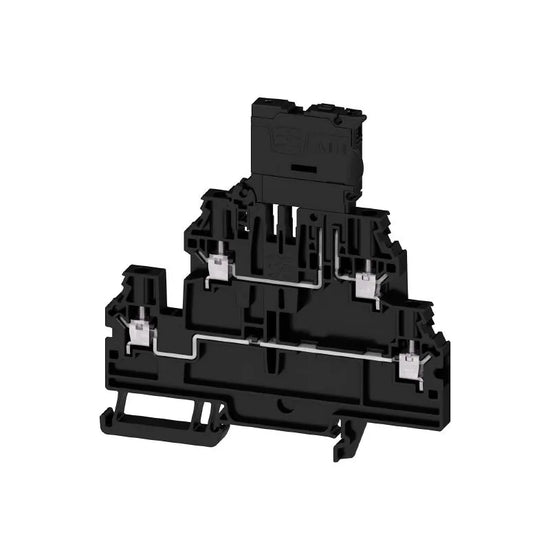 W2T 4 FS-FT BK Clema portafusible 2-Pisos 4mm² 20-12AWG 500VCA Negro
