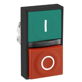 CABEZA PULSADOR DOBLE TECLA ILUMINAD TD2