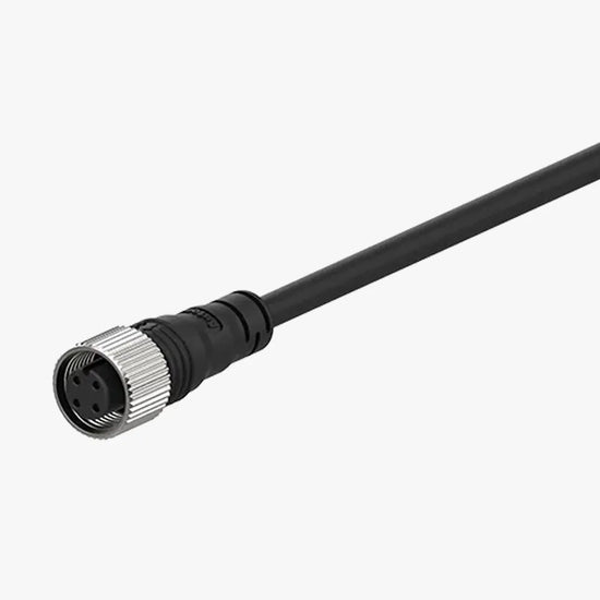 CID4-10T Cable con conector hembra recto DC M12 4P 4 hilos 10mt Transmisor