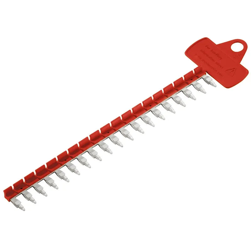 ZQV 1.5N/R6.4/19 RT Puente enchufable rojo de 19 polos para reles TERMISERIES
