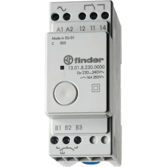 Telerruptor electrónico Biestable o monoestable 230VCA 1CO 16A 250V Riel DIN