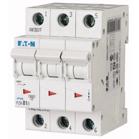 PLS6-C05/3-MW Xpole Interruptor termomagnético (ITM) 3P 0.5A 6kA Curva C