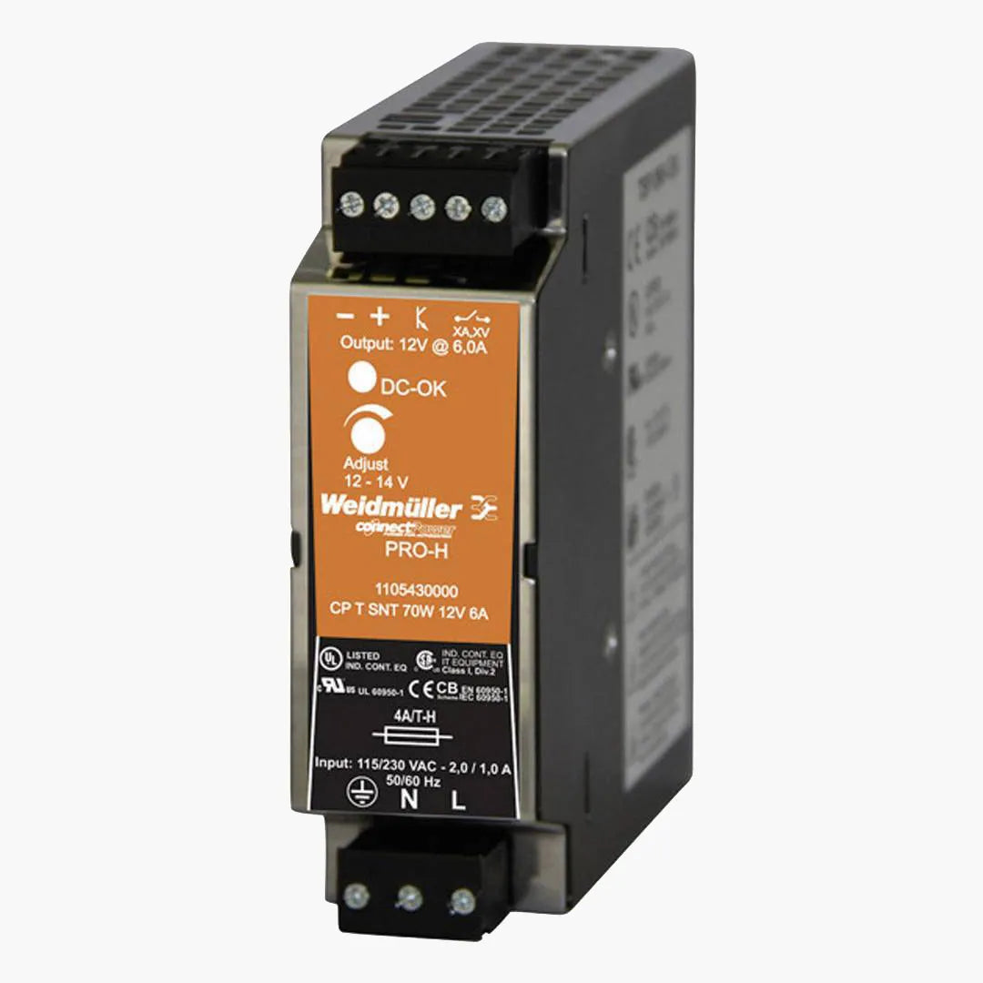 PRO-H  Fuente de alimentación monofásica 100-240VCA Output 70W 12VCD 6A