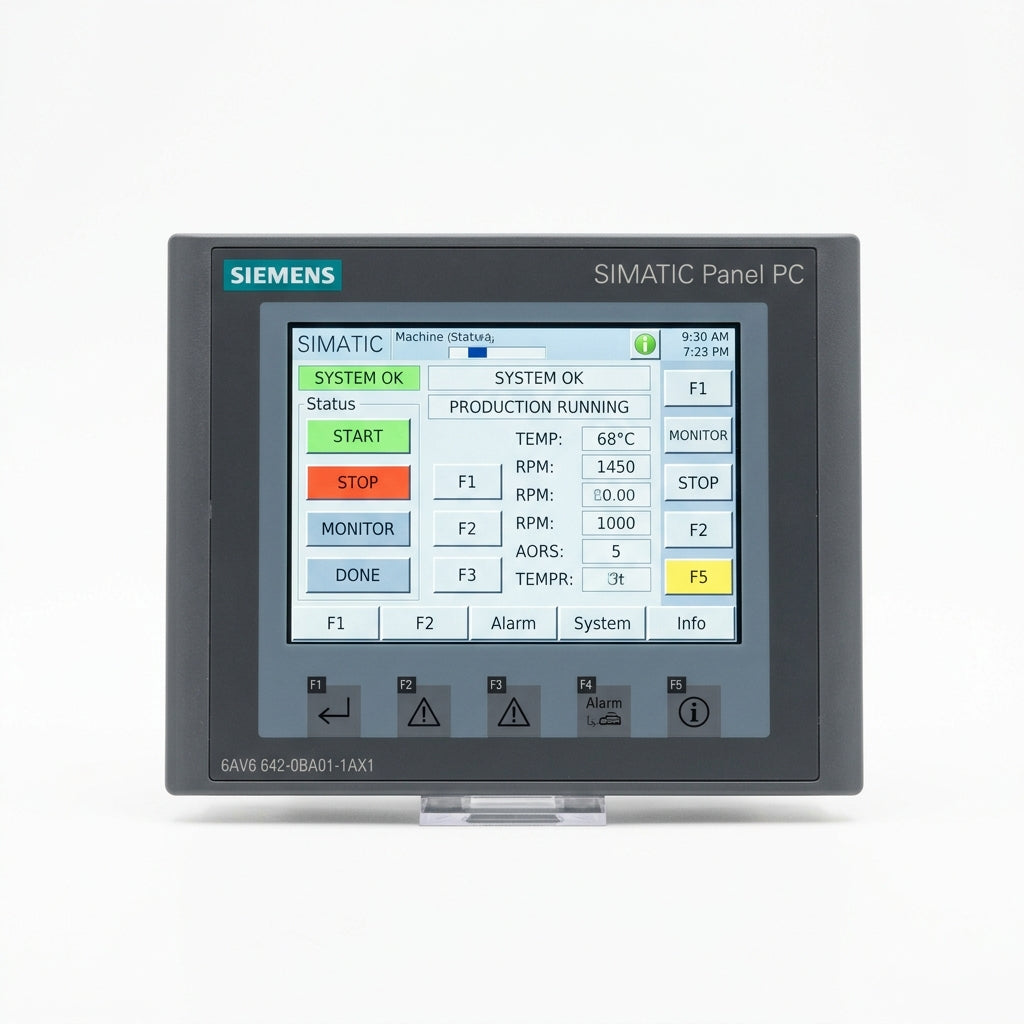 siemens 6av6 642-0BA01-1AX1 pantalla táctil HMI CON DETALLE