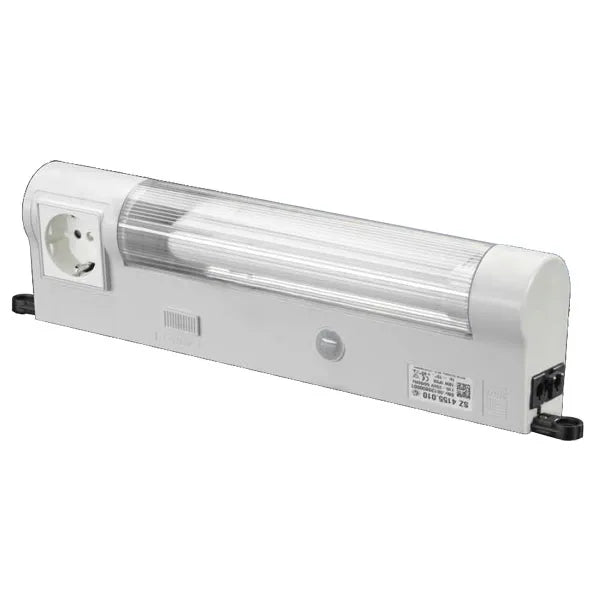 SZ Luminaria fluorescente con sensor 18W 343Lmm 110-240VCA C/ enchufe Schuko VDE