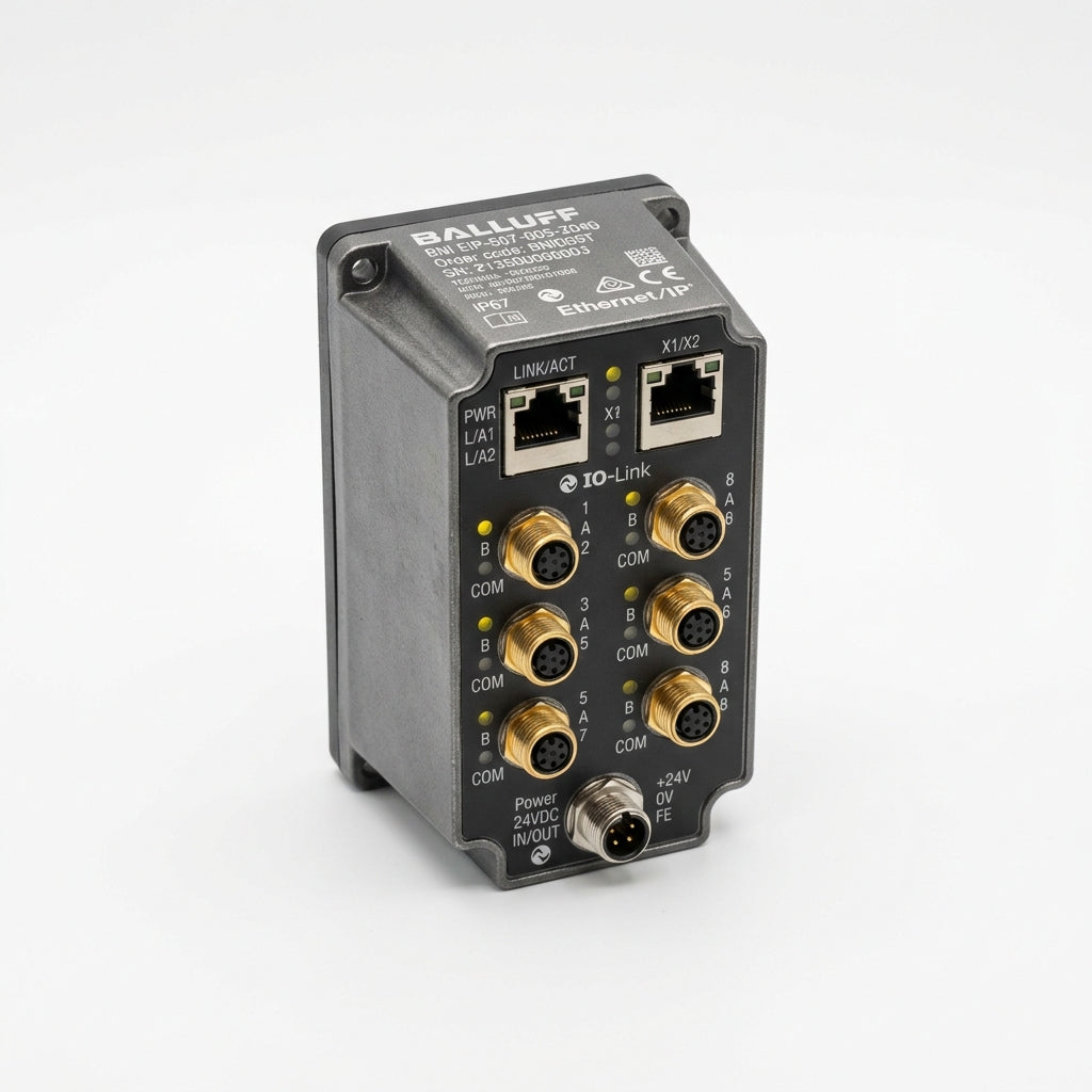 BALLUFF BNI009T BNI EIP-507-005-Z040 Módulo de red para Ethernet/IP