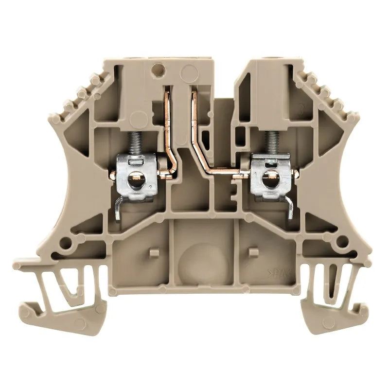 WTR 2.5/0.TNHE Clema seccionable sin separador 2.5mm² 26-12AWG 24A 500VCA Beige