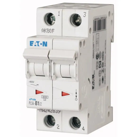 PLS6-C05/2-MW Xpole Interruptor termomagnético (ITM) 2P 0.5A 6kA Curva C