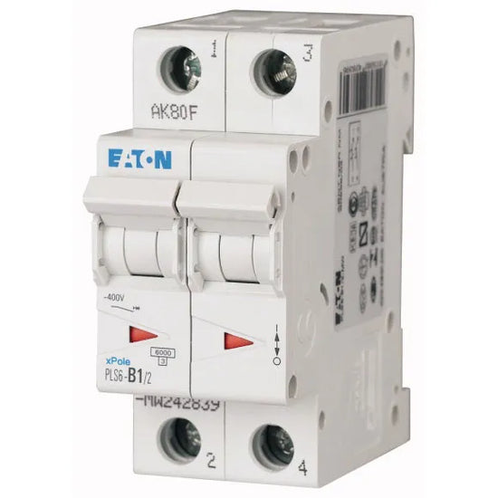 PLS6-C05/2-MW Xpole Interruptor termomagnético (ITM) 2P 0.5A 6kA Curva C