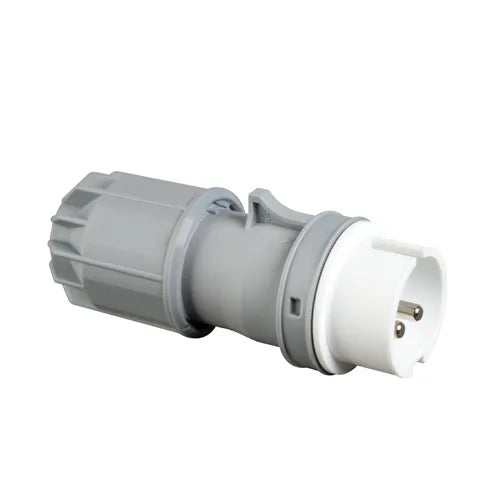 Clavija aérea 32A 3P 42VCA 12h Blanco IP44