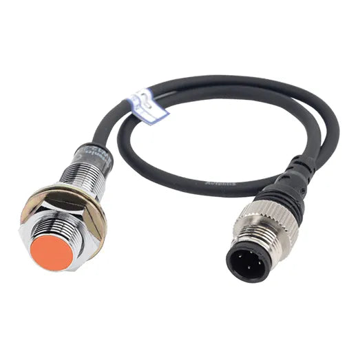 PRW12-2DP Sensor inductivo M12 SN 2mm Rasante 24VCD PNP NA T/cable conector