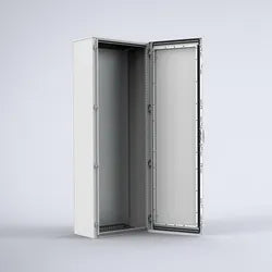 Armario monoblock chapa de acero 1800Hx800Wx400Dmm 1Puerta IP55 RAL7035