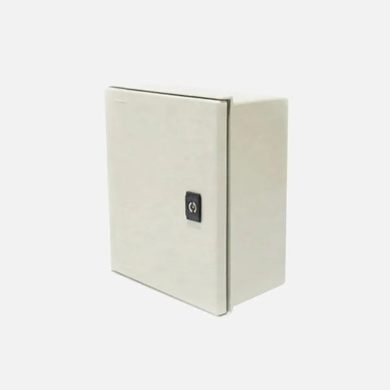 Gabinete mural 1P c/plat. de mont. 400HX300WX200Dmm Fibra d/vid. IP65