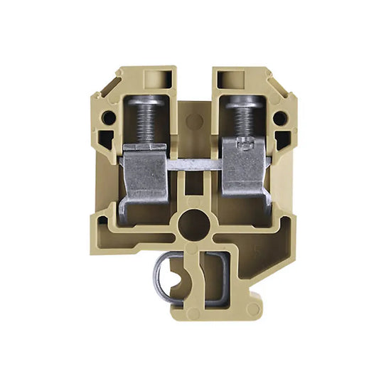 SAK 6N KRG Clema de paso en color beige 6mm² 20-8AWG 41A 800VCA
