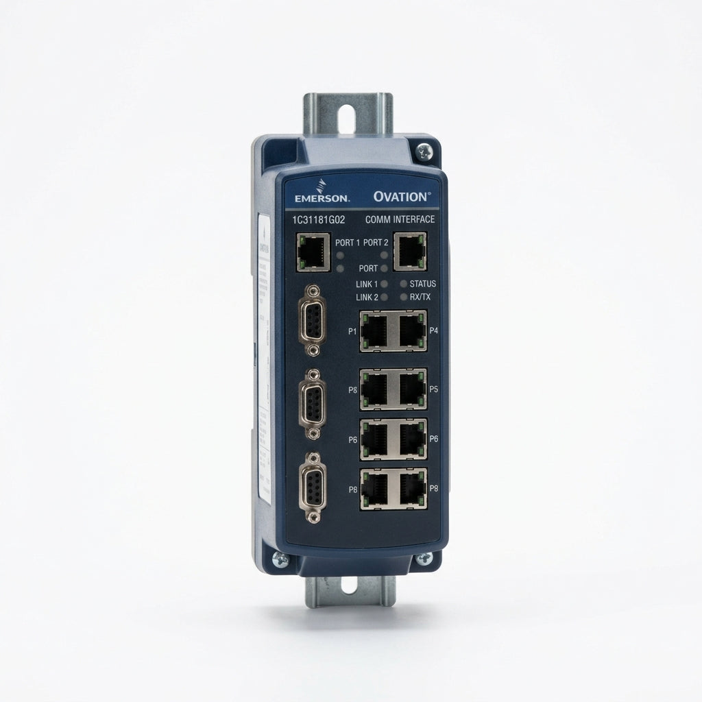 Emerson Ovation 1C31181G02 Módulo de entradas y salidas.