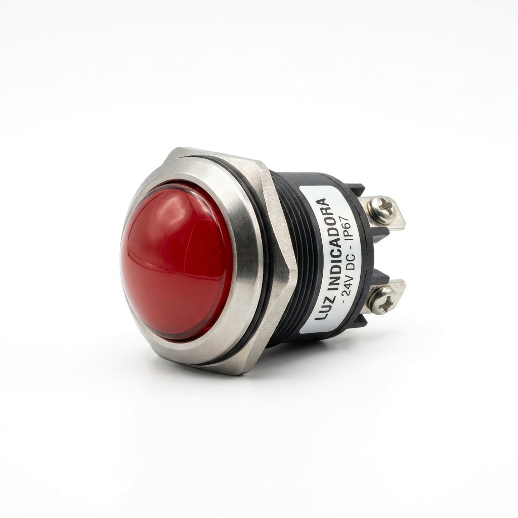 BIND WERMA LED VERDE 24VAC/VDC 50mm