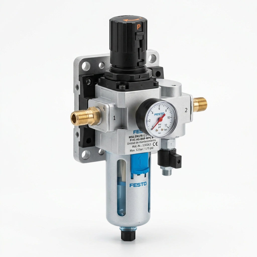 FESTO MS6-EM1FR-1/2-D6-C-P-VC-AG-BAR-WPE-B