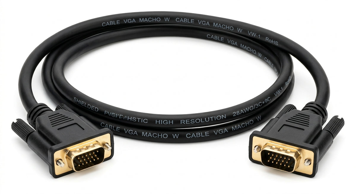 CABLE VGA MACHO W