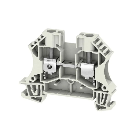 WDU 6 WS Clema de paso en color blanco 6mm² 22-8AWG 41A 800VCA