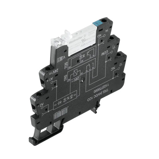 TRS 24VDC ACT Interfaz relé + Base 6.4mm 24VCD 1NA 6A 250V