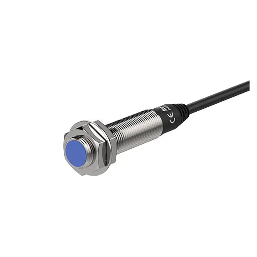 PRDL12-4DN2 Sensor inductivo largo M12 sensado ext 4mm Rasante 24VCD NPN NC