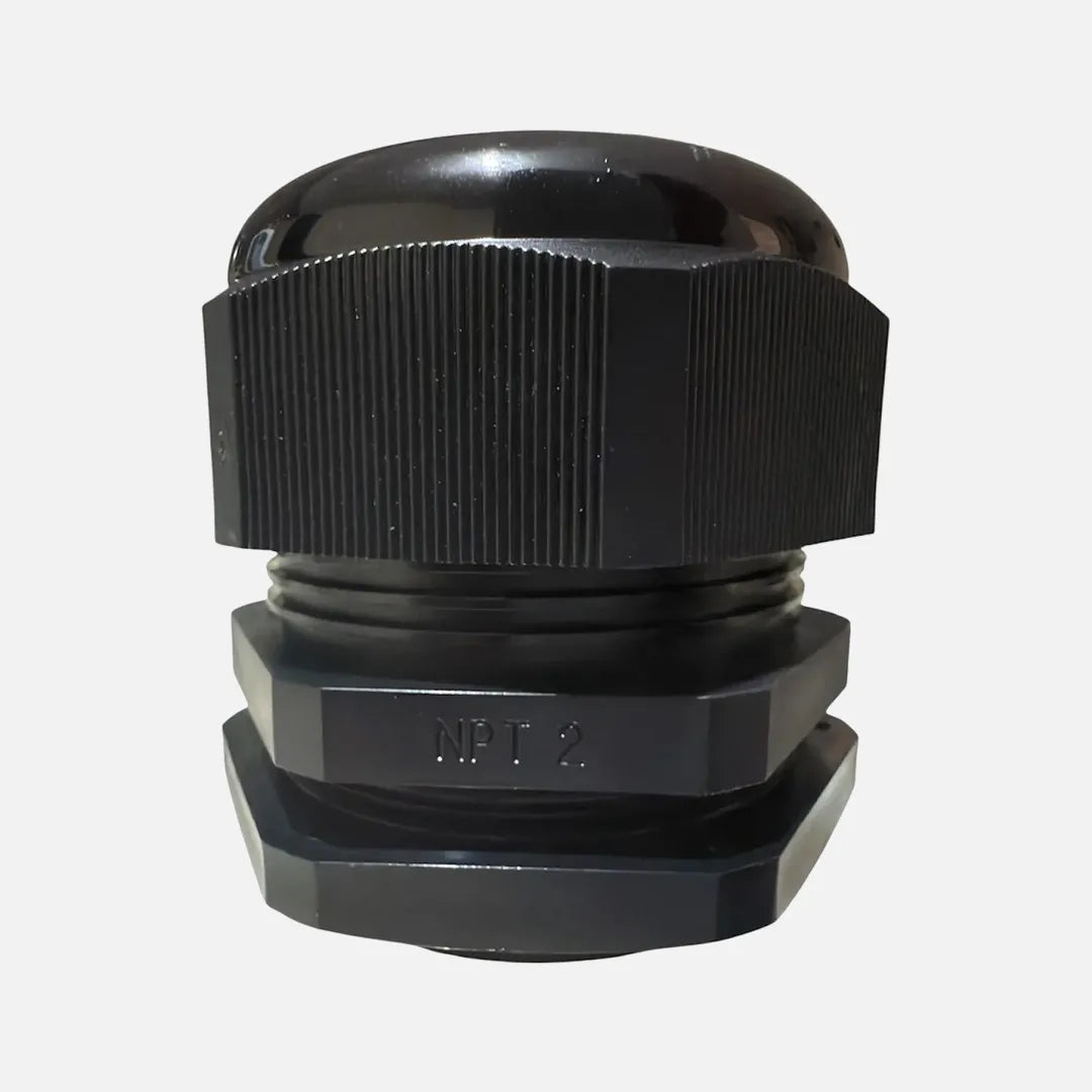 Conector glándula NPT 2″ Negro TEMPER